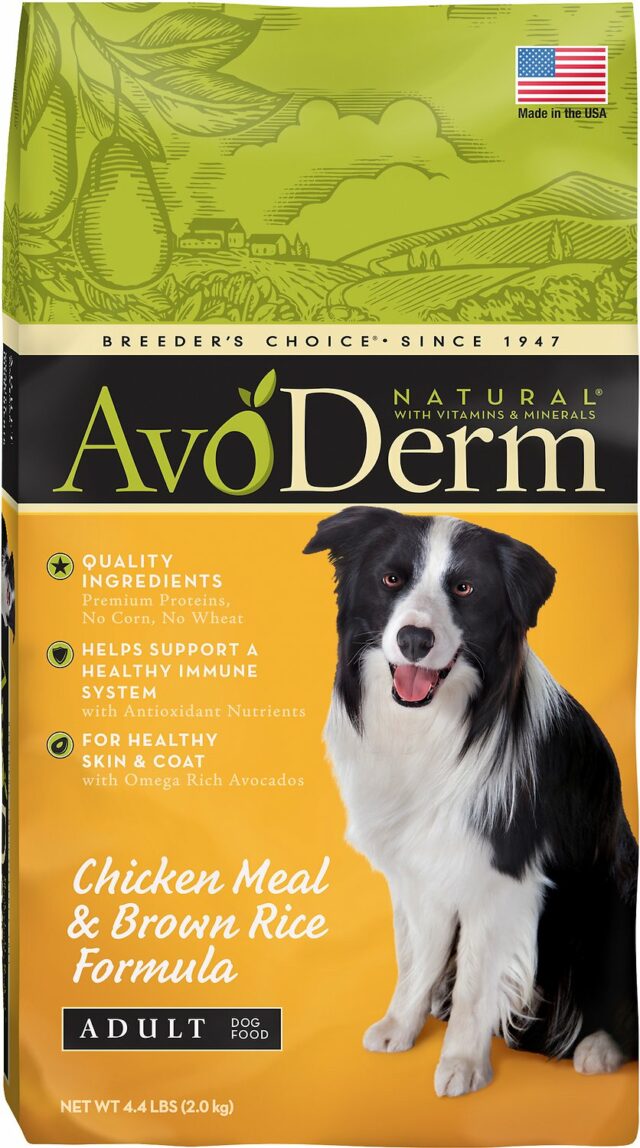 AvoDerm pea free dog food list