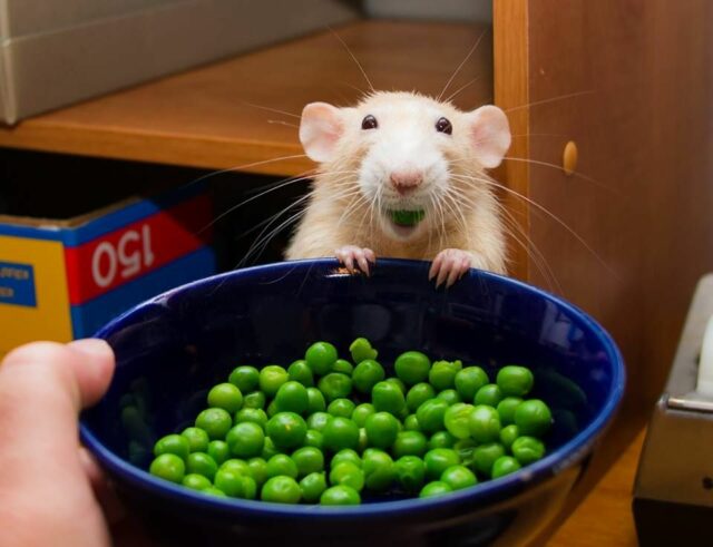 Marty the mouse Peas and Mice